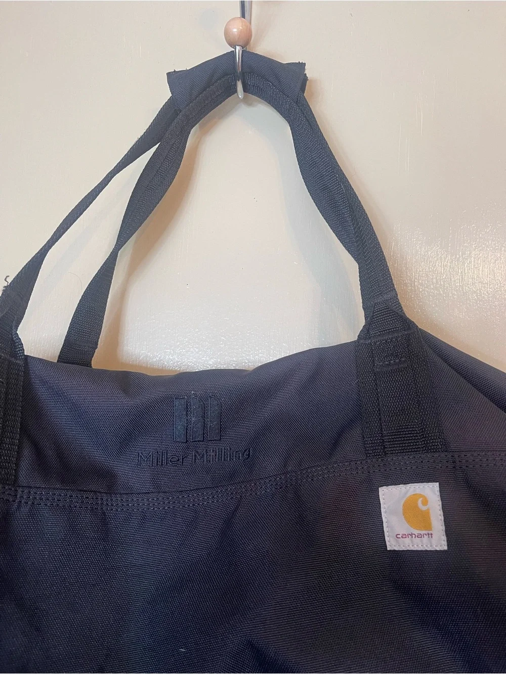 black Carhartt 120L duffle bag